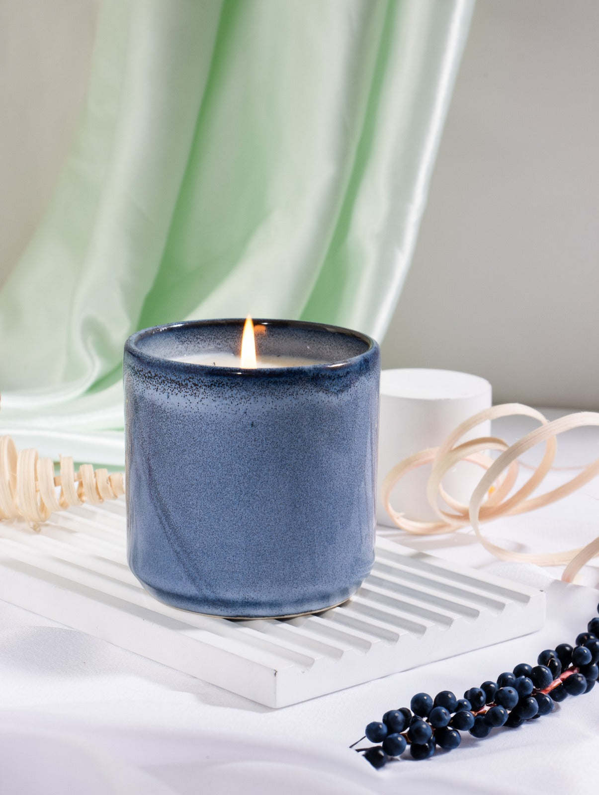 Berry Blush Ceramic Candle