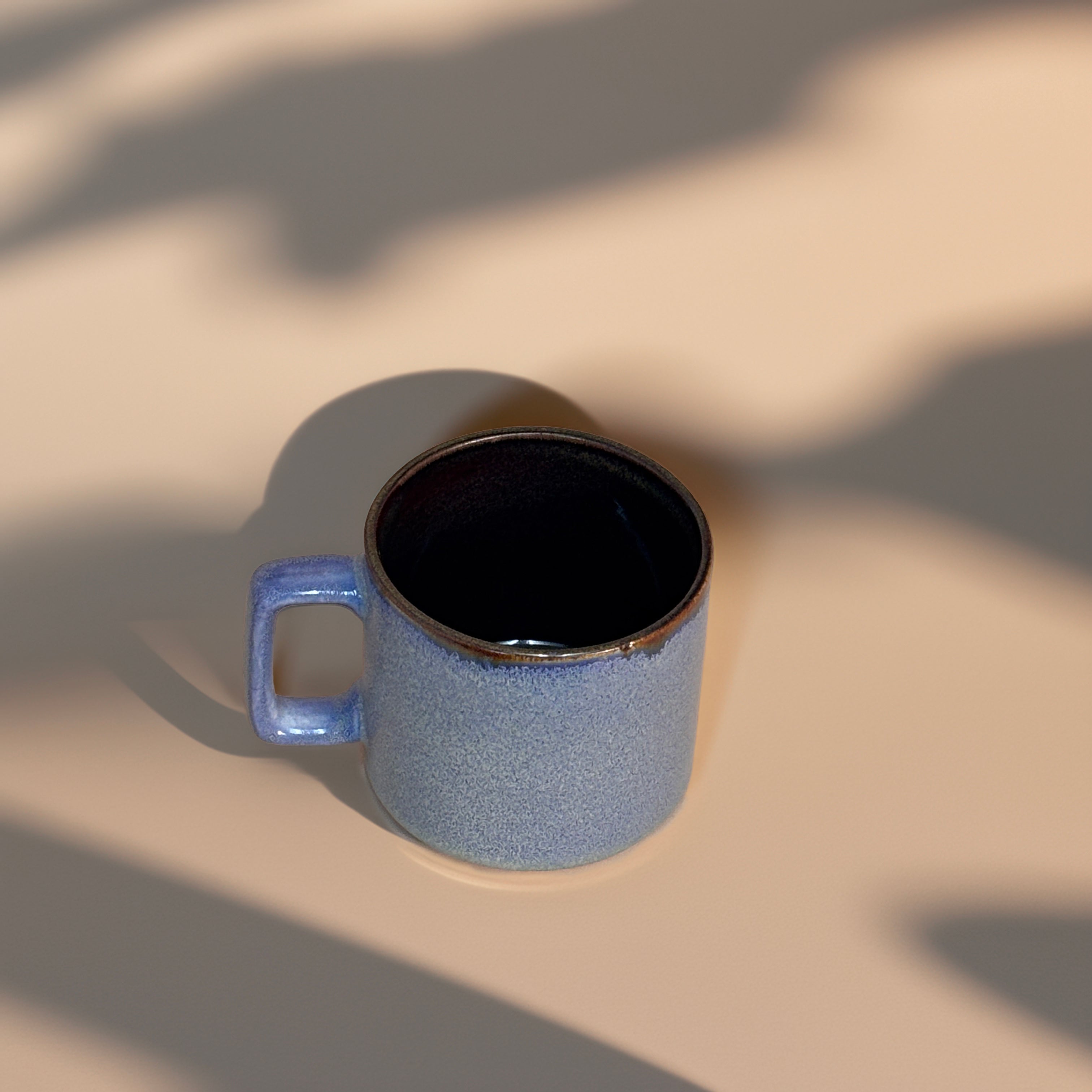 Glazed Ceramic Mug - Sky