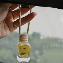 Amber Vanilla Hanging Car Air Freshener