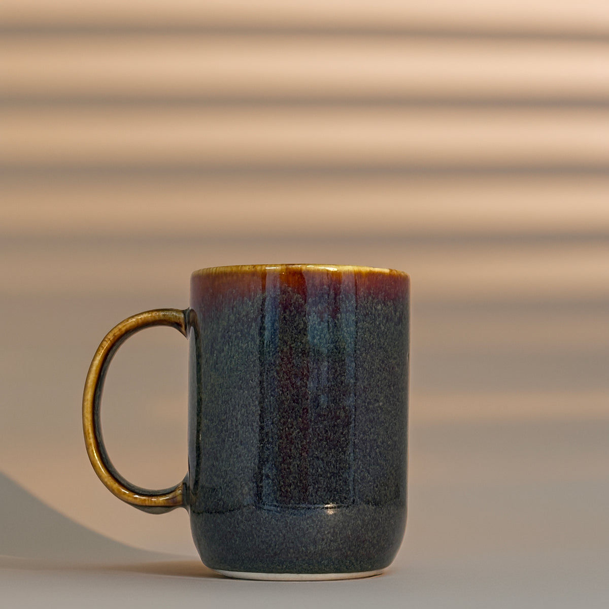 Glazed Ceramic Mug (Tall) - Blue